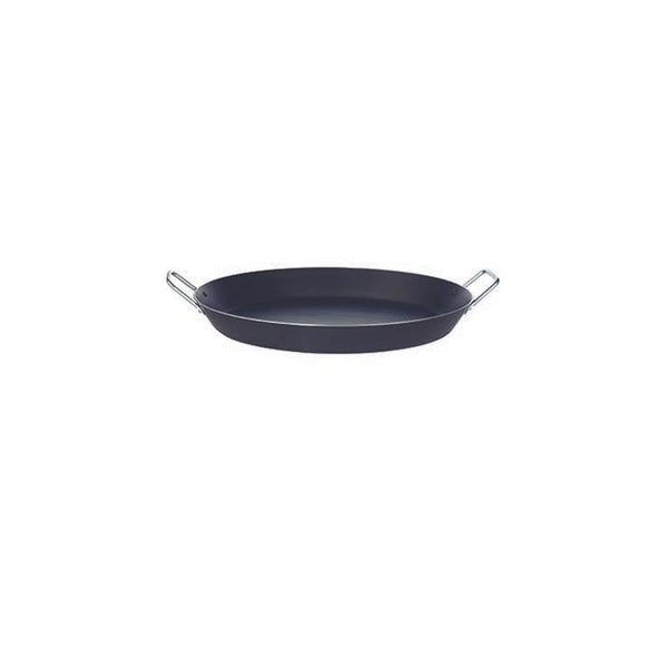 Black Large Cast Iron Appam Pan, For Kitchen, Oval
