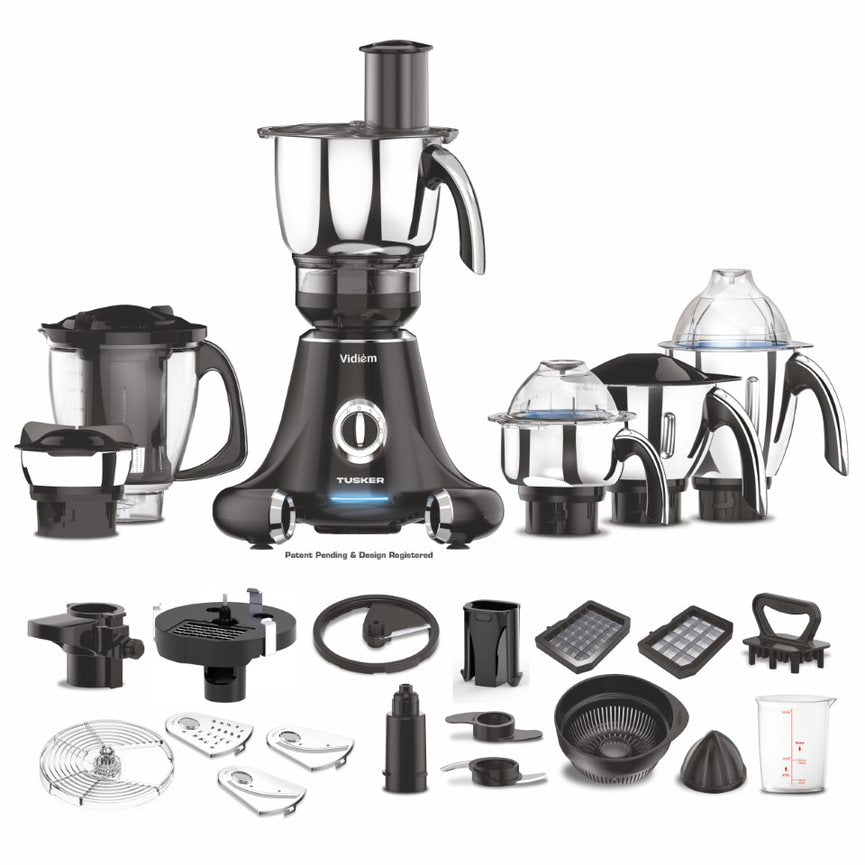 Vidiem Tusker Mixer Grinder 750W  - 110 V with 5 Jars