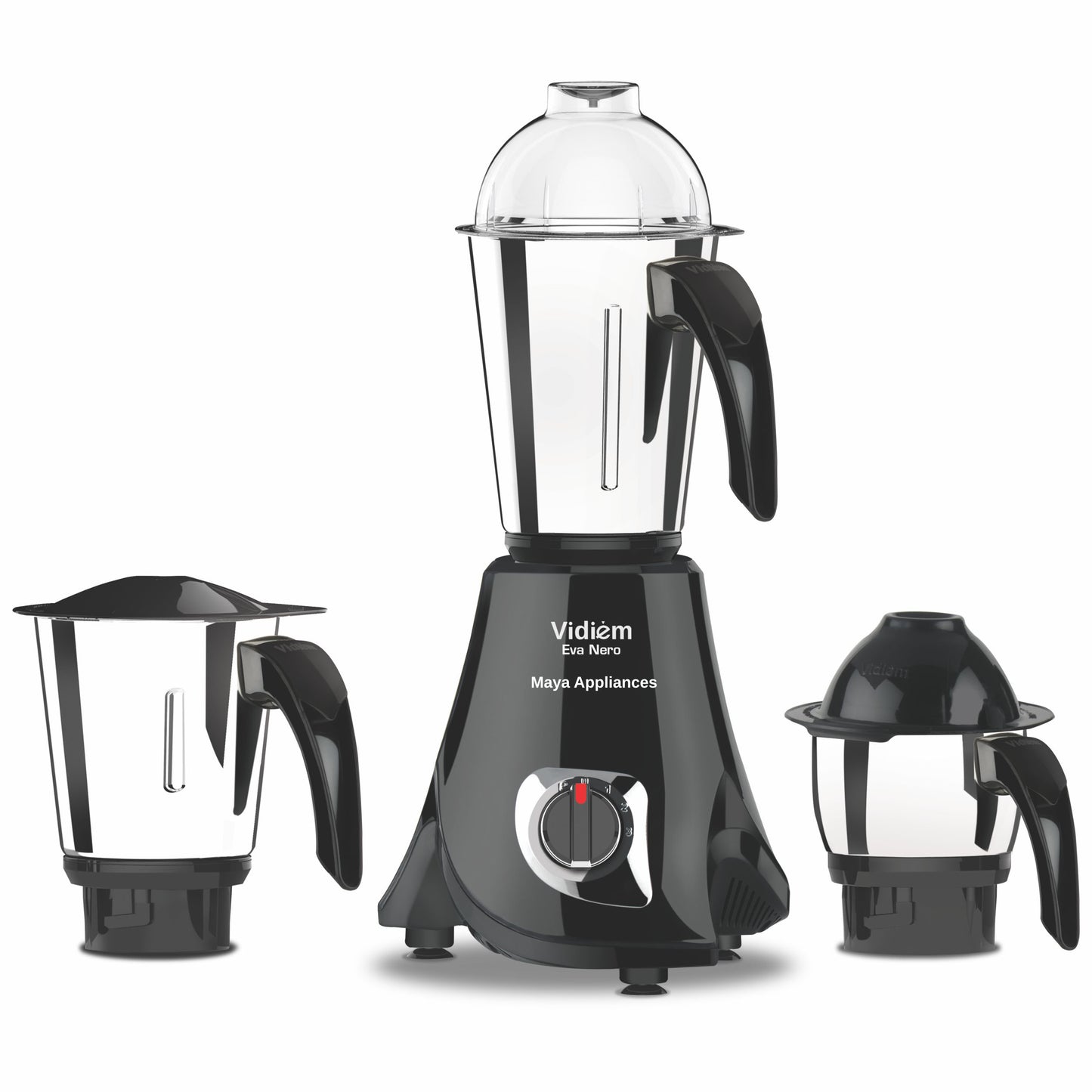 Vidiem Eva Nero 650 Watts Mixer Grinder - 110V with 3 Jars