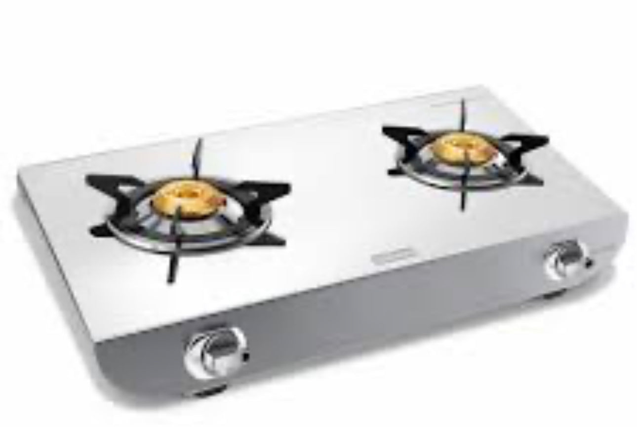 Vidiem Tusker 2 Burner Stainless Steel Gas Stove