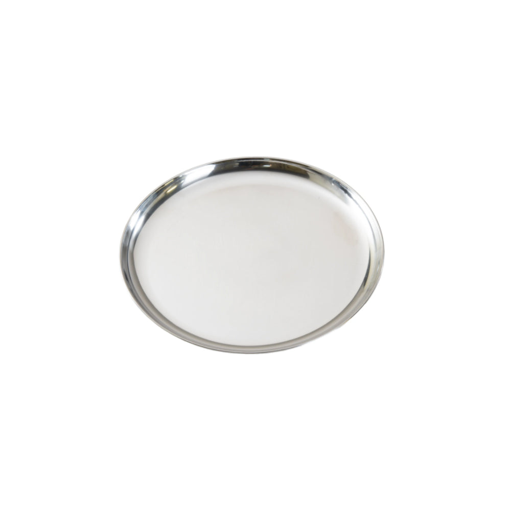 Stainless Steel Dinner Plate - Set of 4