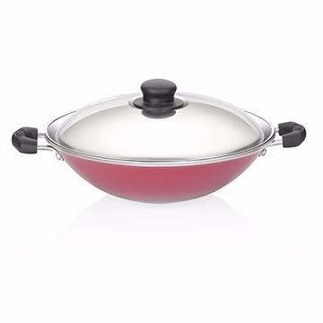 Premier 3-ply Clad Stainless Steel Kadai 24 cm - Diamond Trading Inc